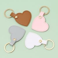 Cute Heart Shape Pu Leather Valentine's Day Unisex Bag Pendant Keychain main image 1