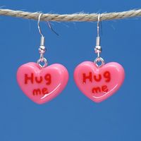 1 Pair Sweet Heart Shape Plastic Ear Hook main image 1