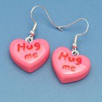 1 Pair Sweet Heart Shape Plastic Ear Hook sku image 1