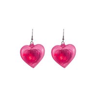 1 Pair Sweet Heart Shape Plastic Ear Hook sku image 2