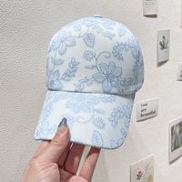 Unisex Casual Simple Style Commute Letter Embroidery Printing Curved Eaves Baseball Cap sku image 1
