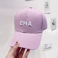 Unisex Casual Simple Style Commute Letter Embroidery Printing Curved Eaves Baseball Cap sku image 2