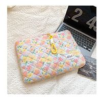 Women's Oxford Cloth Ditsy Floral Cute Square Zipper Laptop Bag sku image 5