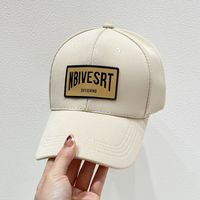 Unisexe Décontractée Commuer Lettre Broderie Avant-toit Incurvé Casquette De Baseball sku image 3