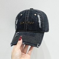 Unisexe Décontractée Commuer Lettre Broderie Avant-toit Incurvé Casquette De Baseball sku image 7