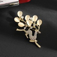 Simple Style Bamboo Flower Alloy Plating Women's Corsage sku image 4