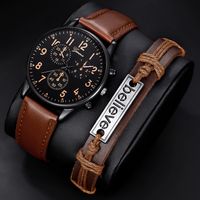 Casual Geometric Buckle Quartz Men's Watches main image 7