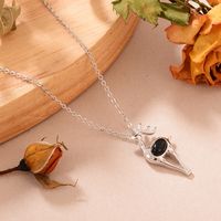 Ig Style Vintage Style Animal Deer Copper Plating Inlay Natural Stone Zircon Pendant Necklace main image 1