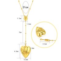 Casual Elegant Heart Shape Stainless Steel Plating Pendant Necklace main image 2