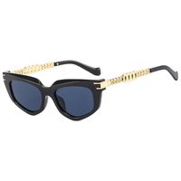 Basic Simple Style Color Block Pc Cat Eye Full Frame Women's Sunglasses sku image 1