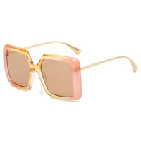 Elegant Basic Gradient Color Pc Square Full Frame Women's Sunglasses main image 4