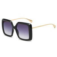 Elegant Basic Gradient Color Pc Square Full Frame Women's Sunglasses sku image 1