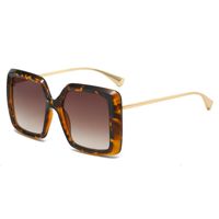 Elegant Basic Gradient Color Pc Square Full Frame Women's Sunglasses sku image 3