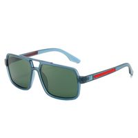 Élégant De Base Couleur Unie Tac Carré Plein Cadre Hommes De Lunettes De Soleil sku image 4