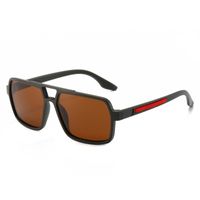 Elegant Basic Solid Color Tac Square Full Frame Men's Sunglasses sku image 5