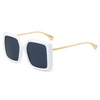 Elegant Basic Gradient Color Pc Square Full Frame Women's Sunglasses sku image 7