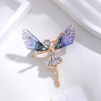 Elegant Cute Dragonfly Butterfly Alloy Inlay Rhinestones Unisex Brooches sku image 25