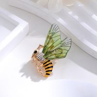 Elegant Cute Dragonfly Butterfly Alloy Inlay Rhinestones Unisex Brooches sku image 2