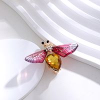 Elegant Cute Dragonfly Butterfly Alloy Inlay Rhinestones Unisex Brooches sku image 6