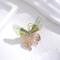 Elegante Lindo Libélula Mariposa Aleación Embutido Diamantes De Imitación Unisexo Broches sku image 14