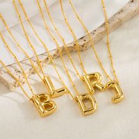 Modern Style Simple Style Letter Copper Pendant Necklace main image 6