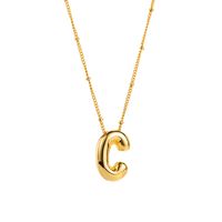 Modern Style Simple Style Letter Copper Pendant Necklace main image 5