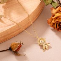 Casual Animal Fish Stainless Steel Copper 14k Gold Plated Pendant Necklace In Bulk main image 4
