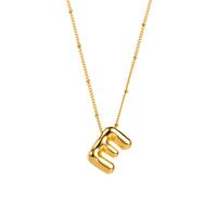 Modern Style Simple Style Letter Copper Pendant Necklace sku image 5