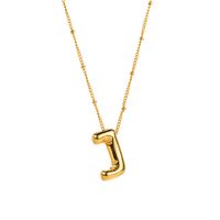 Modern Style Simple Style Letter Copper Pendant Necklace sku image 10