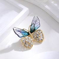 Elegant Cute Dragonfly Butterfly Alloy Inlay Rhinestones Unisex Brooches sku image 22