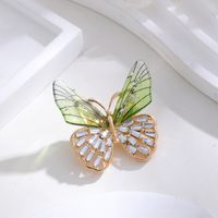 Elegant Cute Dragonfly Butterfly Alloy Inlay Rhinestones Unisex Brooches sku image 23