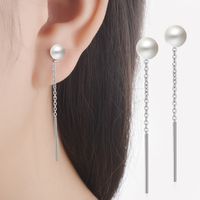 1 Pair Simple Style Geometric Plating Copper Drop Earrings sku image 1