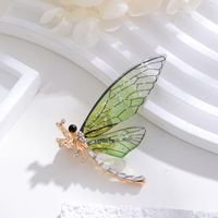 Elegant Süß Libelle Schmetterling Legierung Inlay Strasssteine Unisex Broschen sku image 17