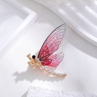 Elegante Lindo Libélula Mariposa Aleación Embutido Diamantes De Imitación Unisexo Broches sku image 18