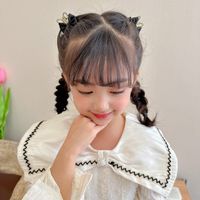 Women's Girl's Cute Sweet Bow Knot Synthetics Alloy Cloth Inlay Hair Claws main image 4