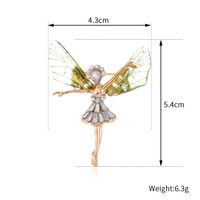 Elegant Cute Dragonfly Butterfly Alloy Inlay Rhinestones Unisex Brooches main image 5
