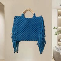 Women's Cotton Solid Color Elegant Square Open Handbag sku image 6