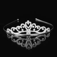 Princesa Lindo Corona Aleación Embutido Diamantes De Imitación Corona sku image 2
