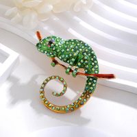 Ig Style Animal Flower Alloy Enamel Inlay Rhinestones Women's Brooches sku image 17