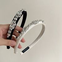 Women's Vintage Style Solid Color Artificial Crystal Hair Band main image 4