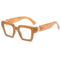 Simple Style Solid Color Pc Square Full Frame Optical Glasses sku image 3