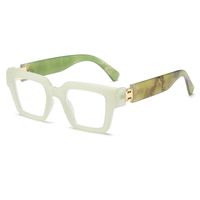 Simple Style Solid Color Pc Square Full Frame Optical Glasses sku image 4