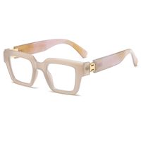 Simple Style Solid Color Pc Square Full Frame Optical Glasses sku image 6
