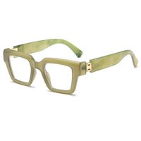 Simple Style Solid Color Pc Square Full Frame Optical Glasses sku image 7
