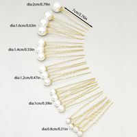Fashion Geometric Alloy Artificial Pearls 18 Pieces main image 7