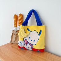 Women's Plush Cartoon Character Cute Square Zipper Shoulder Bag Tote Bag main image 1