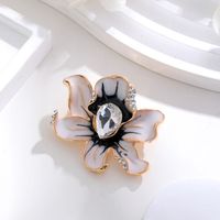 Ig Style Animal Flower Alloy Enamel Inlay Rhinestones Women's Brooches sku image 11