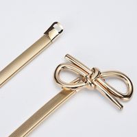 Elegant Sweet Bow Knot Alloy Women's Leather Belts main image 4