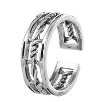 Simple Style Geometric Alloy Hollow Out Unisex Open Rings sku image 2