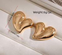 1 Pair Vintage Style Geometric Solid Color Plating Copper Ear Studs main image 2